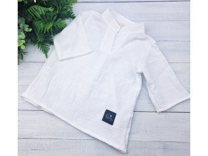 Mušelínová polokošile SNOW