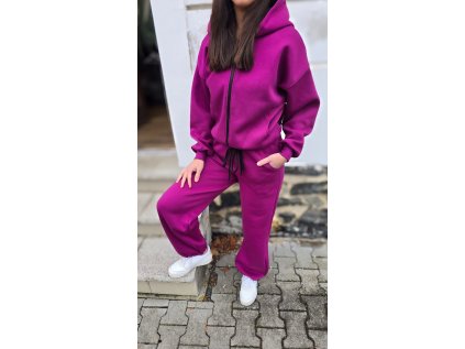 Dámská WARM souprava MOSS Fuchsia