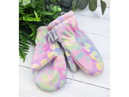 Softshellové zateplené rukavice s palcem NEONKA