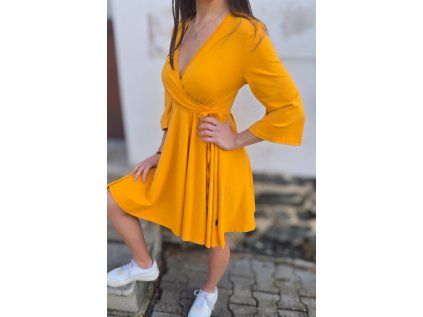 Šaty SOFIE mustard