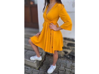 Šaty SOFIE mustard