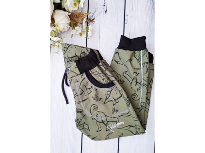 Softshell kalhoty DINOSAURUS s fleecem