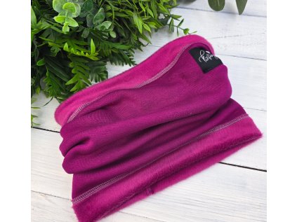 Zateplený nákrčník MAGENTA