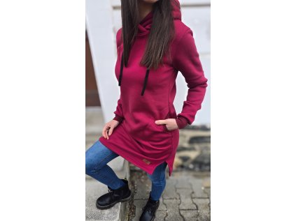 Mikinošaty WARM MERLOT