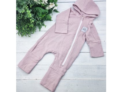 Mušelínový rostoucí overal POWDER