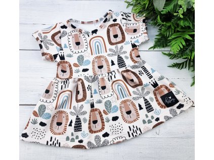 Dívčí princess šaty LION