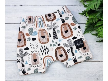 Dětské teplákové kraťasy LION