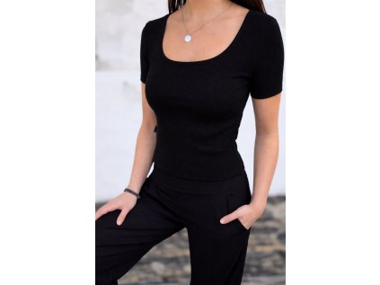 RIVA - triko s krátkým rukávem BLACK