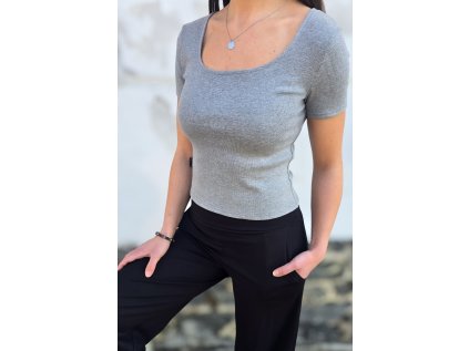 RIVA - triko s krátkým rukávem MELANGE