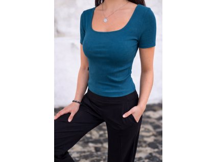 RIVA - triko s krátkým rukávem TEAL