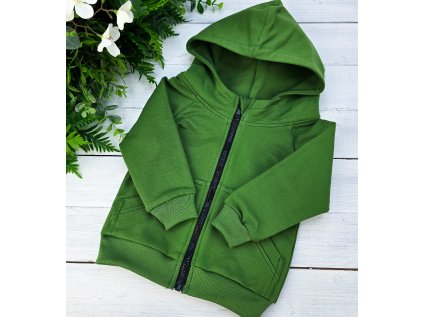 Mikina zipper GRASS