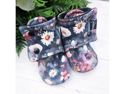 Capáčky soft barefoot s microfleece AKVAREL