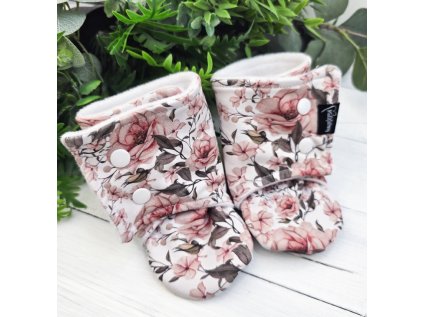 Capáčky barefoot s microfleece ROSIE