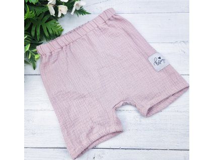 Basic mušelínové kraťasy POWDER