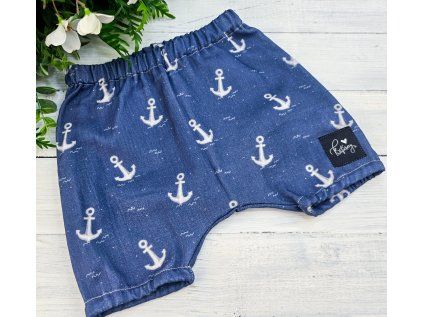 Basic mušelínové kraťasy CAPTAIN