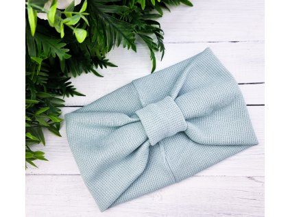 Čelenka Turban WAFLE MINT
