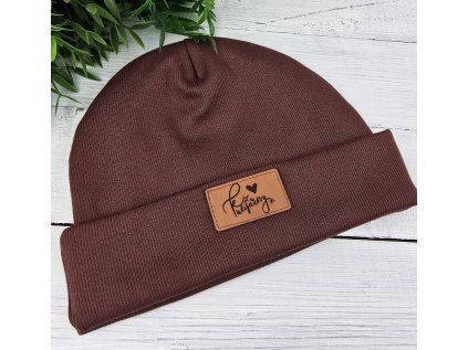 Čepice RIB BROWN