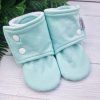 Capáčky barefoot s microfleece MINT white