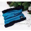 Nákrčník s beránkem TEAL Black