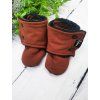 Capáčky barefoot s beránkem BROWN Black
