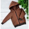 Mikina zipper BROWN