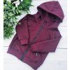 Mikina zipper BORDO