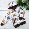 Mikina zipper BEDEAR Brown