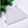 Čepice cute RIB LIGHT GREY