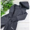 Zimní funkční SOFTSHELL rostoucí kombinéza s beránkem BLACK