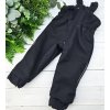 Zimní funkční SOFTSHELL kalhoty s laclem BLACK