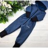 SOFTSHELL KOMBINÉZA rostoucí s kapsami MODROŠEDÁ
