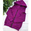 Mikina zipper MAGENTA