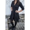 Dámské teplákové BOHO šaty BLACK