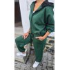 Dámská WARM souprava MOSS lahvově zelená