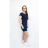 kojící/těhotenské tričko tmavě modré