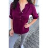 Dámská mušelínová polokošile WINE