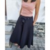 DÁMSKÁ mušelínová kalhotová sukně BLACK