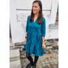 Dámské teplákové BOHO šaty TEAL