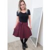 Zavinovací sukně BORDÓ