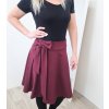 Zavinovací sukně BORDÓ