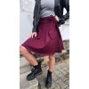 Zavinovací sukně BORDÓ