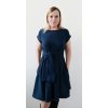 Mušelínové šaty KATE s kapsami NAVY