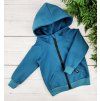 Mikina zipper TEAL