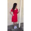 Úpletové šaty do áčka RED