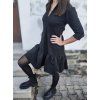 Dámské teplákové BOHO šaty BLACK