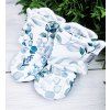 Capáčky barefoot s microfleece EUKALYPTUS white
