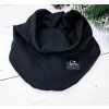nákrčník s patentky Black Uni