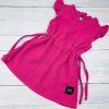 Dívčí šaty BELLA -  FUCHSIA mušelín