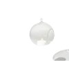 závěsný lampion v různých velikostech z čirého skla ručně foukaný u sklářského kahanu