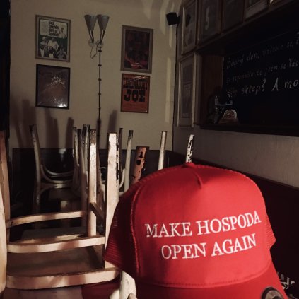 Make Hospoda Open Again - Trucker Kšiltovka